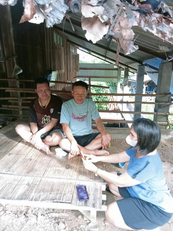 16-17 กันยายน 66 เครือข่ายจิตอาสาดูแลผู้ป่วยโรคไม่ติดต่อเยี่ยมบ้านผู้ป่วยความดันโลหิตสูงและเบาหวานเพื่อติดตามการกินยา ให้คำแนะนำการปฏิบัติตัว ให้ความรู้และให้กำลังใจผู้ป่วย