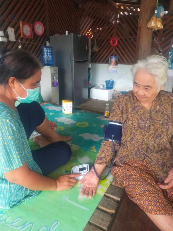 14-31 ตค. 66 รพ.สต.บ้านสันป่าไร่ร่วมกับอาสาสมัครสาธารณสุข ม.2,3,5 และเครือข่ายจิตอาสาดูแลผู้ป่วยโรคไม่ติดต่อ คัดกรองโรคความดันโลหิตสูงและโรคเบาหวาน ในประชาชนอายุ 35 ปีขึ้นไป จำนวน 1,077 คน