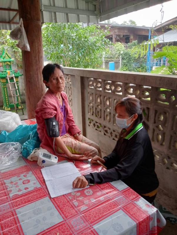 14-31 ตค. 66 รพ.สต.บ้านสันป่าไร่ร่วมกับอาสาสมัครสาธารณสุข ม.2,3,5 และเครือข่ายจิตอาสาดูแลผู้ป่วยโรคไม่ติดต่อ คัดกรองโรคความดันโลหิตสูงและโรคเบาหวาน ในประชาชนอายุ 35 ปีขึ้นไป จำนวน 1,077 คน