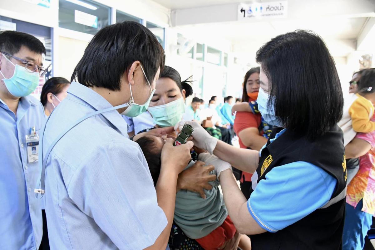 ปลัดองค์การบริหารส่วนจังหวัดตาก เป็นประธานเปิดการรณรงค์ให้วัคซีนป้องกันโปลิโอ ของสถานบริการสาธารณสุข  สังกัดองค์การบริหารส่วนจังหวัดตาก ปี 2567 