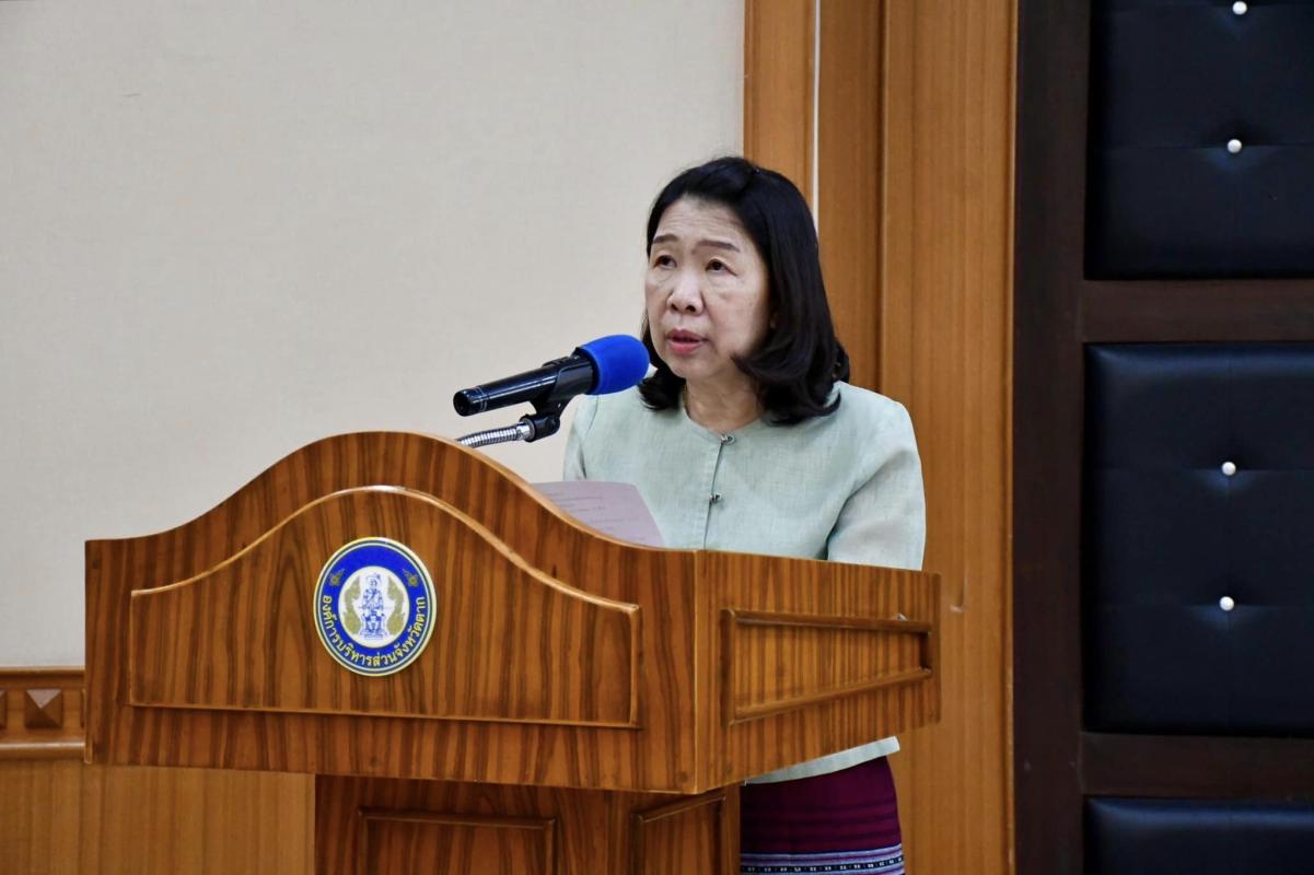 นายกองค์การบริหารส่วนจังหวัดตาก เป็นประธานเปิดโครงการฝึกอบรมส่งเสริมหลักประชาธิปไตยและส่งเสริมการมีส่วนร่วมของประชาชน ประจำปีงบประมาณ พ.ศ. 2567  รุ่นที่ 1