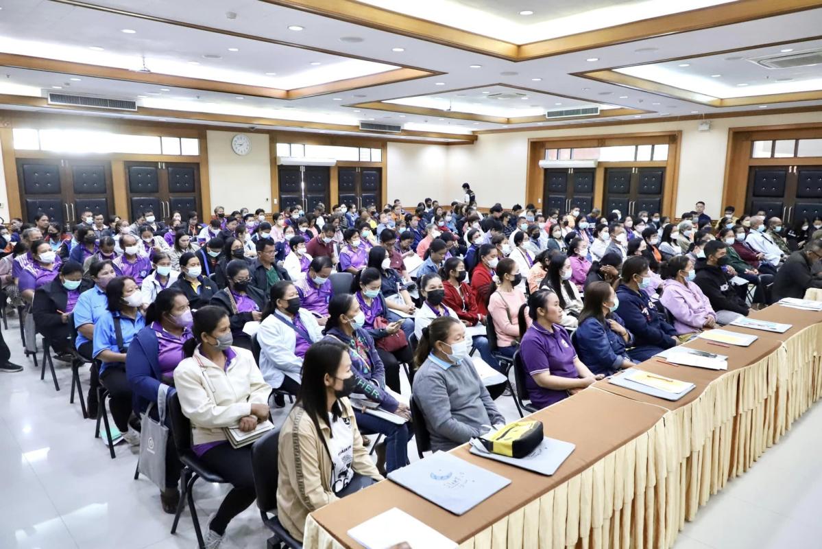 รองนายกองค์การบริหารส่วนจังหวัดตาก เป็นประธานในพิธีเปิดโครงการองค์การบริหารส่วนจังหวัดตากพบประชาชน ประจำปีงบประมาณ พ.ศ. 2567 รุ่นที่ 1