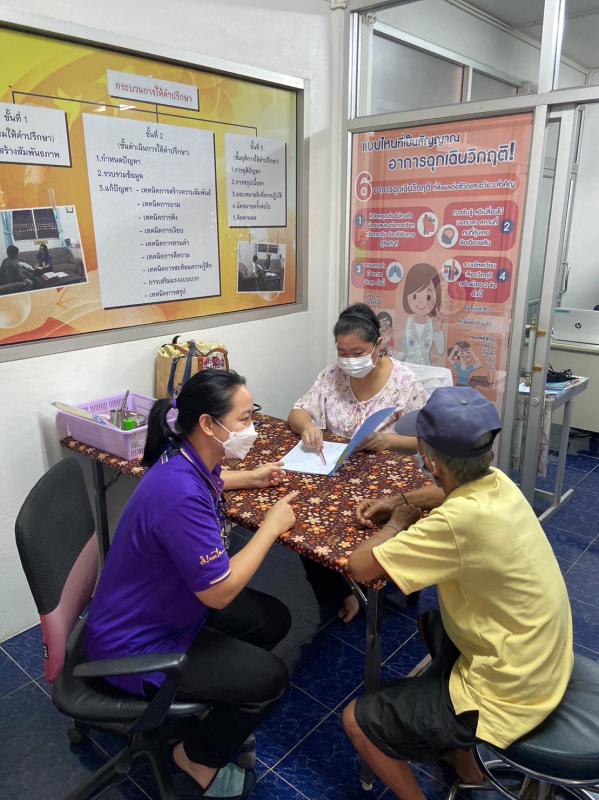 28/11/66 รพ.สต.บ้านสันป่าไร่ ร่วมกับทีม รพ.แม่ระมาด จ่ายยาให้แก่ผู้ป่วยโรคความดันโลหิตสูงที่รับยาที่ รพ.สต.(กลุ่ม2)จำนวน 52 ราย และตรวจสุขภาพช่องปาก , พบแพทย์/ฟังผลการตรวจเลือดประจำปี , ตรวจนับจำนวนยาและทบทวนความเข้าใจการทานยาก่อนผู้ป่วยกลับบ้าน