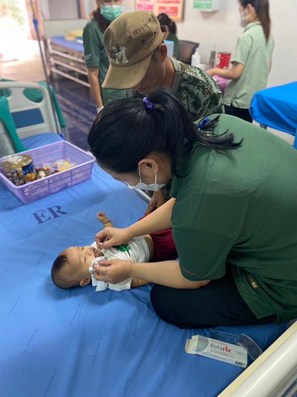 13/12/66 รพ.สต.บ้านสันป่าไร่ ฉีดวัคซีนเด็ก , ยืนยันตัวตน(Authen) , ตรวจสุขภาพช่องปาก , เคลือบฟลูออไรด์ , เจาะเลือดตรวจ hct , จ่ายยาน้ำเสริมธาตุเหล็ก(ferrous syr) และ ยาลดไข้(para syr) มีผู้มารับบริการ 18 ราย