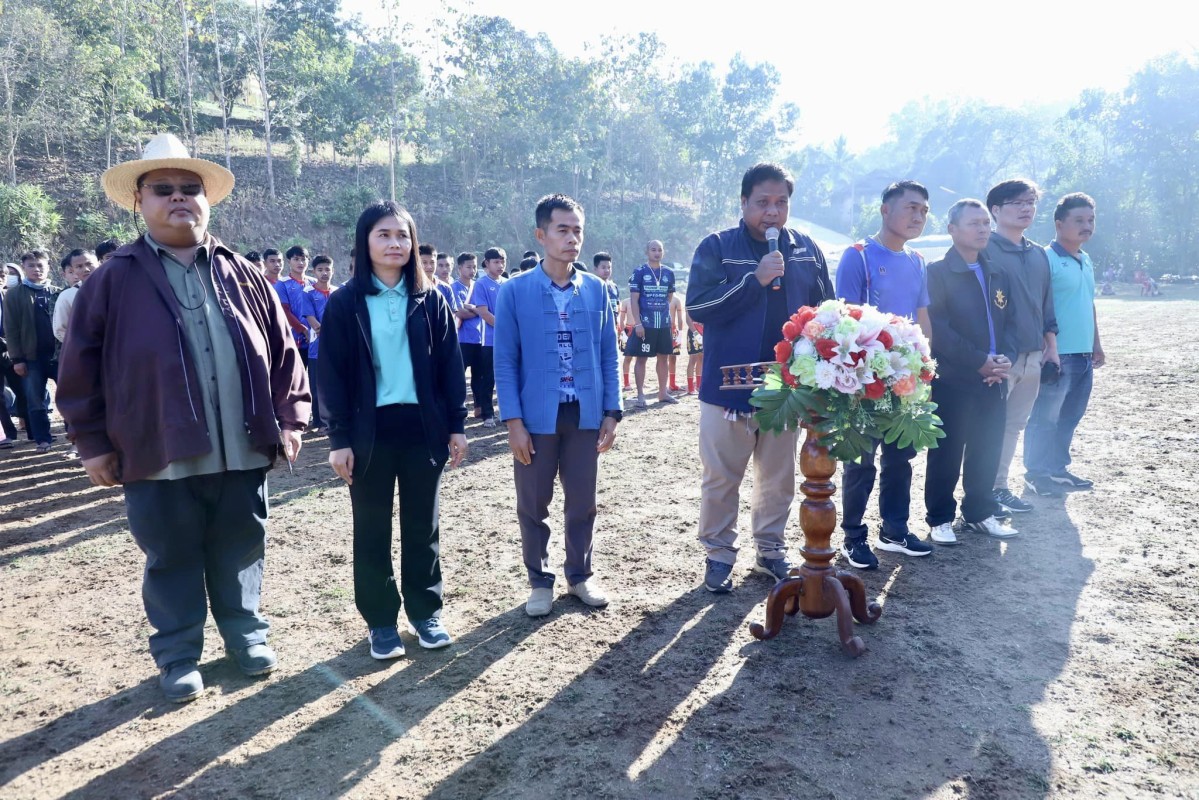 นายกองค์การบริหารส่วนจังหวัดตาก เป็นประธานเปิดโครงการแข่งขันกีฬา อบจ.ตากคัพ ประจำปีงบประมาณ พ.ศ. 2567 (ครั้งที่ 4) กีฬาฟุตบอล 7 คน อำเภอท่าสองยาง