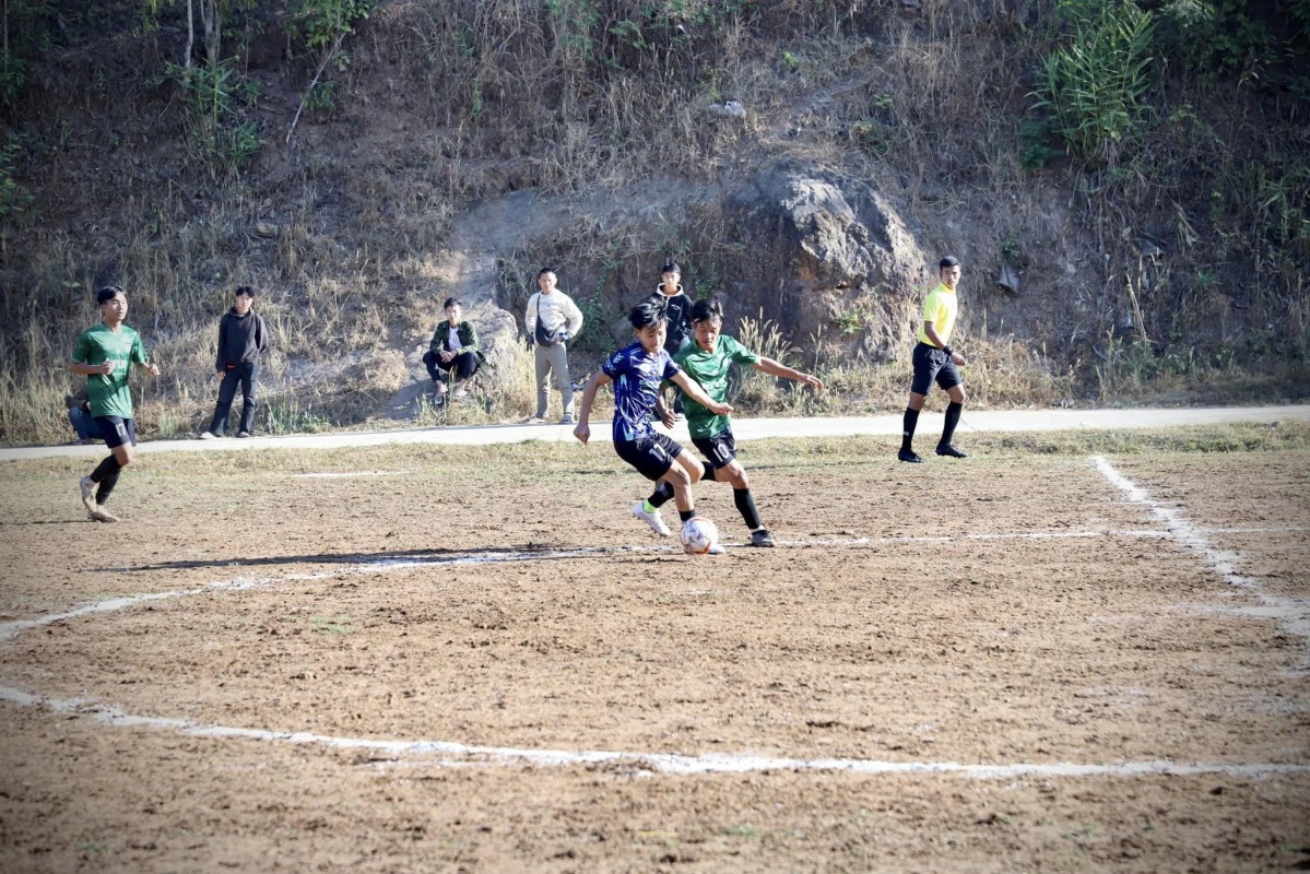 นายกองค์การบริหารส่วนจังหวัดตาก เป็นประธานเปิดโครงการแข่งขันกีฬา อบจ.ตากคัพ ประจำปีงบประมาณ พ.ศ. 2567 (ครั้งที่ 4) กีฬาฟุตบอล 7 คน อำเภอท่าสองยาง