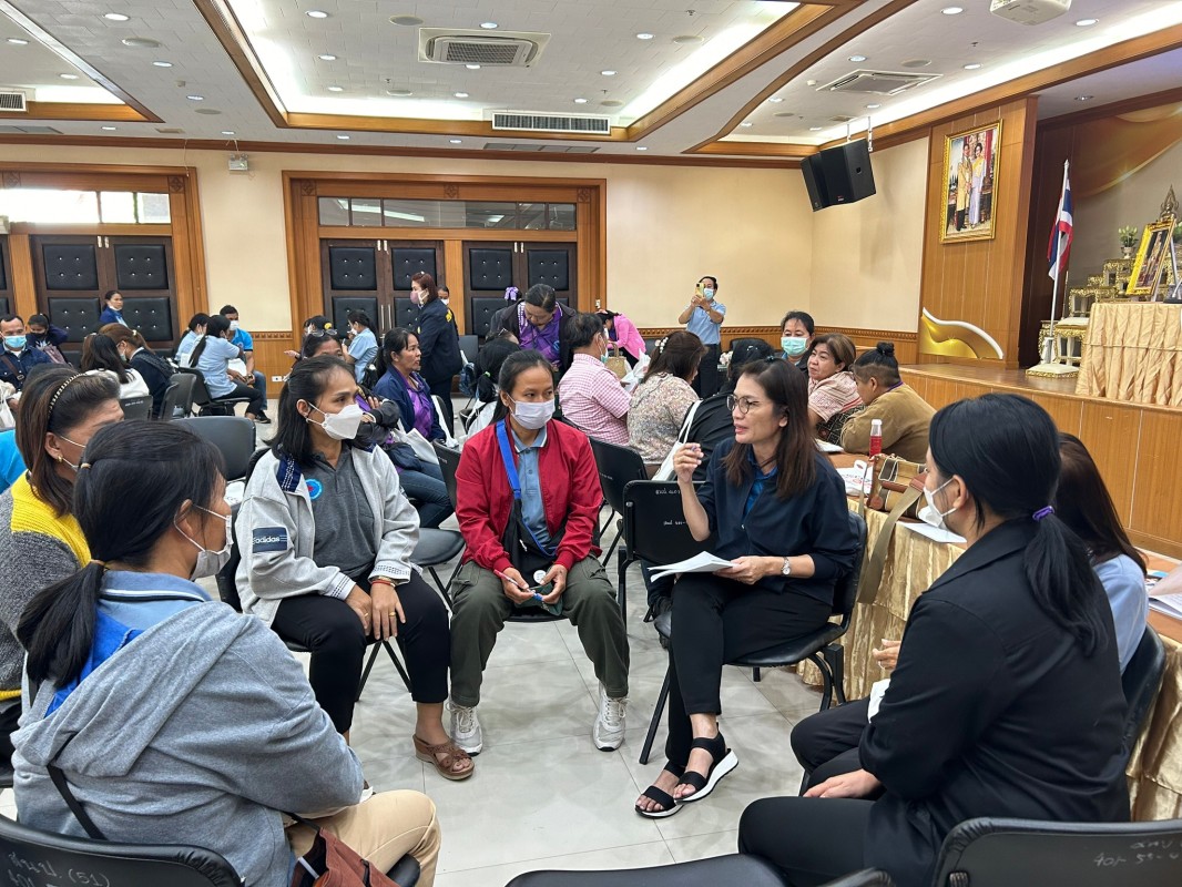 2/2/67 จนท.รพ.สต.บ้านสันป่าไร่ และ อสม.เข้าร่วมอบรม“มหัศจรรย์ 1,000 วันแรกแห่งชีวิต สร้างคน สร้างชีวิต สร้างชาติ” ที่ อบจ.ตาก