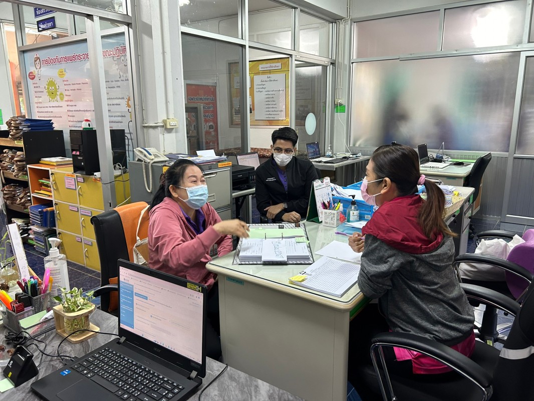 6 ก.พ.2567 หน่วยตรวจสอบภายใน อบจ.ตาก มาให้คำแนะนำและชี้แจงรายละเอียดการจัดทำเอกสารการใช้รถและการเบิกพัสดุ ที่ รพ.สต.บ้านสันป่าไร่