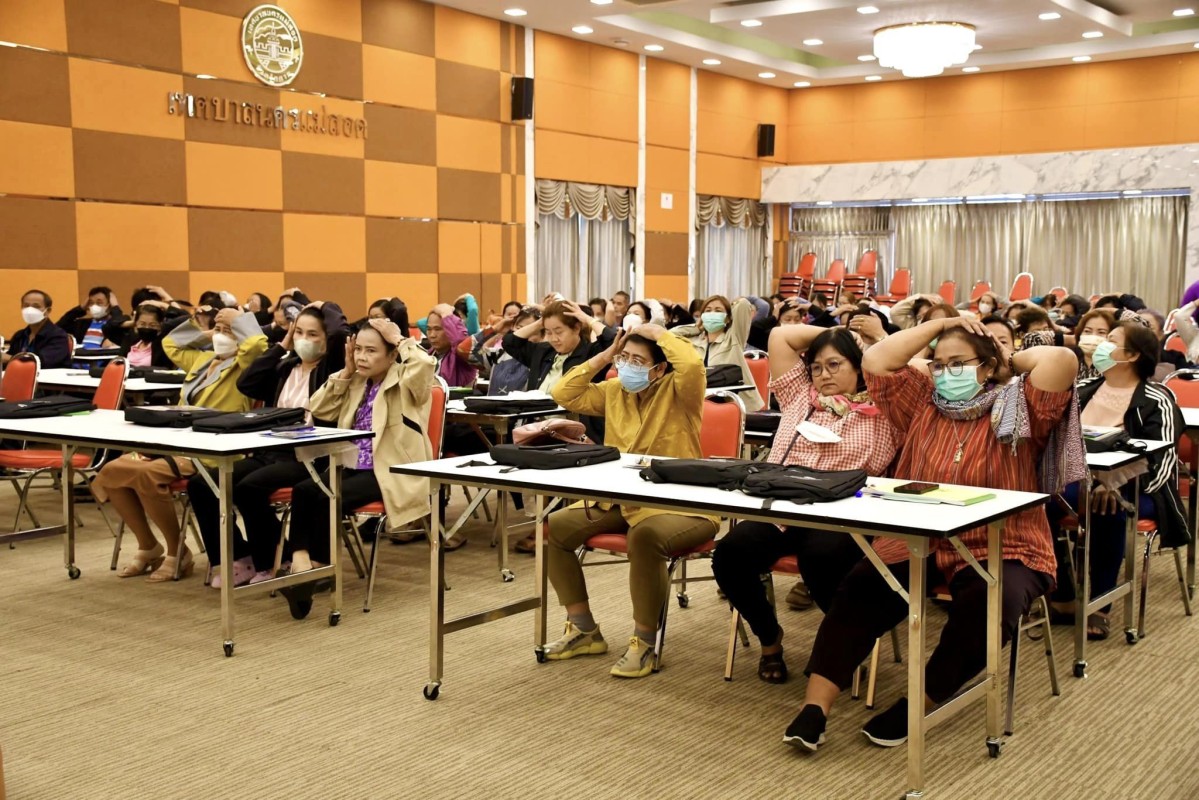 นายกองค์การบริหารส่วนจังหวัดตาก เป็นประธานเปิดโครงการฝึกอบรมส่งเสริมสุขภาพในชุมชนและสังคม ประจำปีงบประมาณ 2567