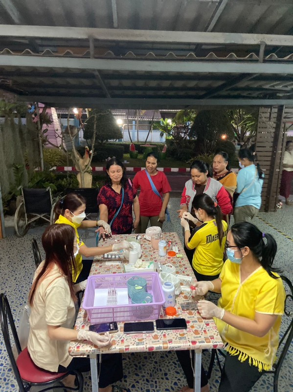 4 มี.ค.67 เวลา 18.30 น. รพ.สต.บ้านสันป่าไร่ จัดกิจกรรม เจาะเลือดตรวจสารเคมีตกค้าง อสม.จำนวน 76 ราย , รับมอบอาหารเสริมคุณแม่เพื่อสุขภาพคุณลูก ในโครงการ “มหัศจรรย์1,000วันฯ” และ ประชุมประจำเดือน อสม.