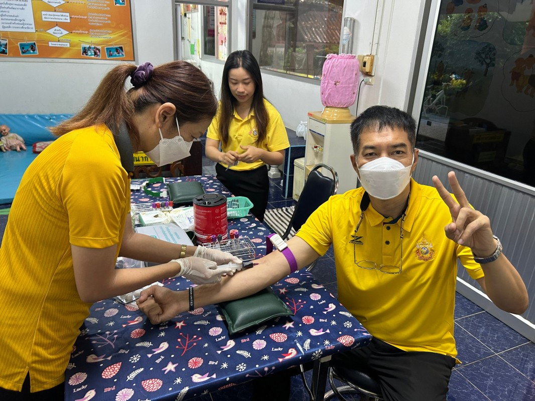 18 มี.ค.67 เวลา 07.30 น.รพ.สต.บ้านสันป่าไร่ เจาะเลือดตรวจสุขภาพ เจ้าหน้าที่ ประจำปี 2567 จำนวน 8 ราย