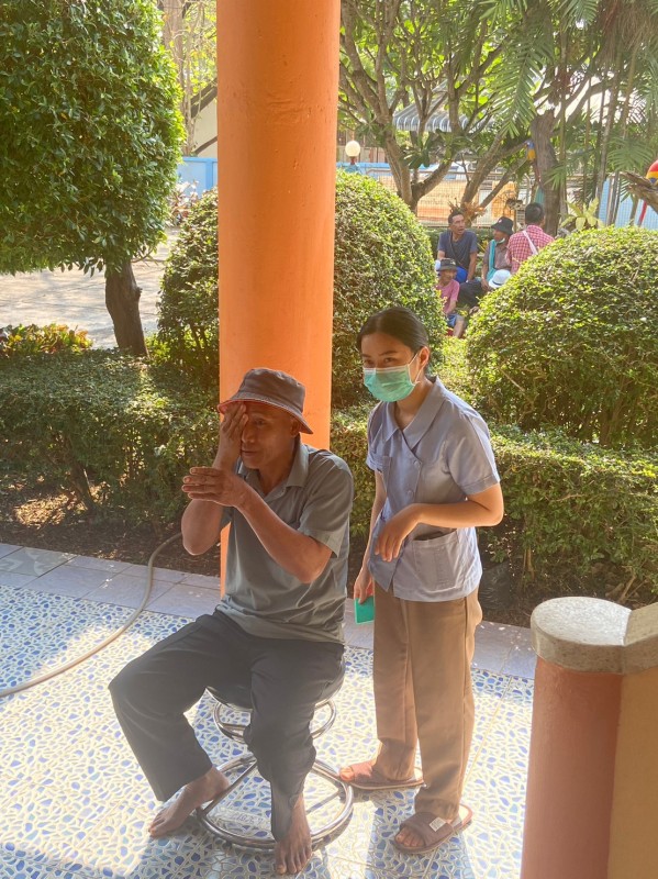 2 เม.ย.67 รพ.สต.บ้านสันป่าไร่ ร่วมกับทีม รพ.แม่ระมาด ตรวจตาผู้สูงอายุ จำนวน 105 ราย