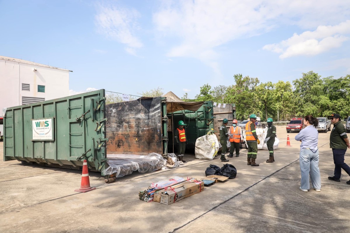 รองนายกองค์การบริหารส่วนจังหวัดตาก เป็นประธานเปิดโครงการบริหารจัดการขยะมูลฝอยรวมและของเสียอันตรายชุมชน ประจำปีงบประมาณ พ.ศ.2567