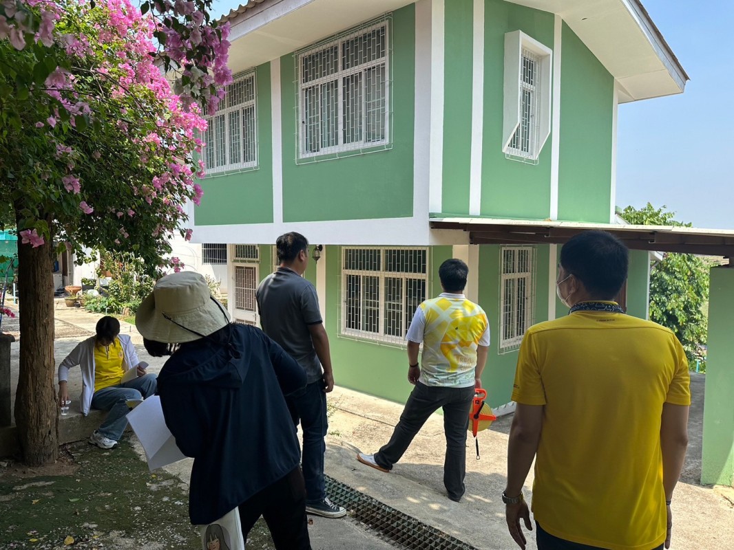 16 พ.ค.67 จนท.สนง.ธนารักษ์พื้นที่ตาก ลงพื้นที่ตรวจสอบอาคาร/สิ่งปลูกสร้างและสภาพที่ราชพัสดุ รพ.สต.บ้านสันป่าไร่