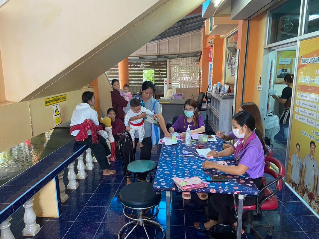 29 พ.ค.67 รพ.สต.บ้านสันป่าไร่ ฉีดวัคซีนป้องกันไข้หวัดใหญ่ กลุ่มเด็ก อายุ 6 เดือน ถึง 3 ปี จำนวน 61 ราย