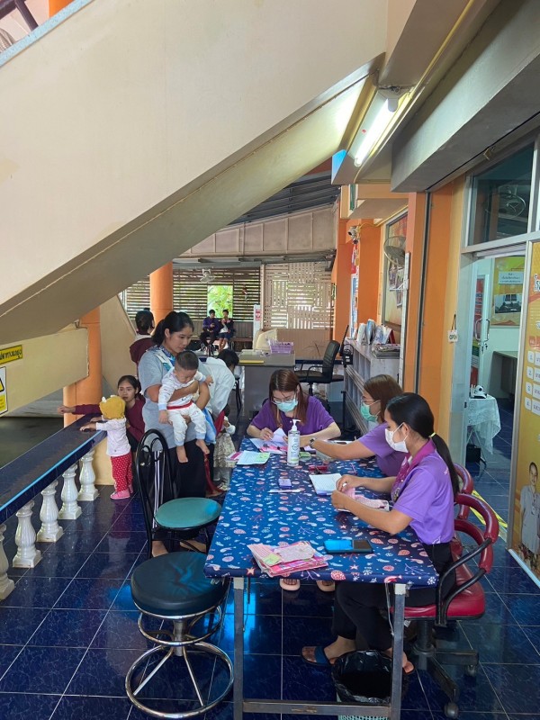 29 พ.ค.67 รพ.สต.บ้านสันป่าไร่ ฉีดวัคซีนป้องกันไข้หวัดใหญ่ กลุ่มเด็ก อายุ 6 เดือน ถึง 3 ปี จำนวน 61 ราย