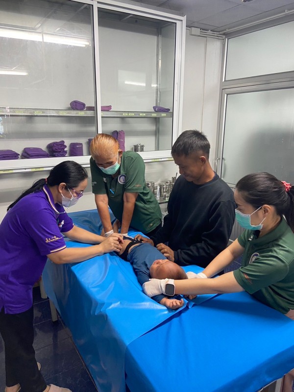 29 พ.ค.67 รพ.สต.บ้านสันป่าไร่ ฉีดวัคซีนป้องกันไข้หวัดใหญ่ กลุ่มเด็ก อายุ 6 เดือน ถึง 3 ปี จำนวน 61 ราย