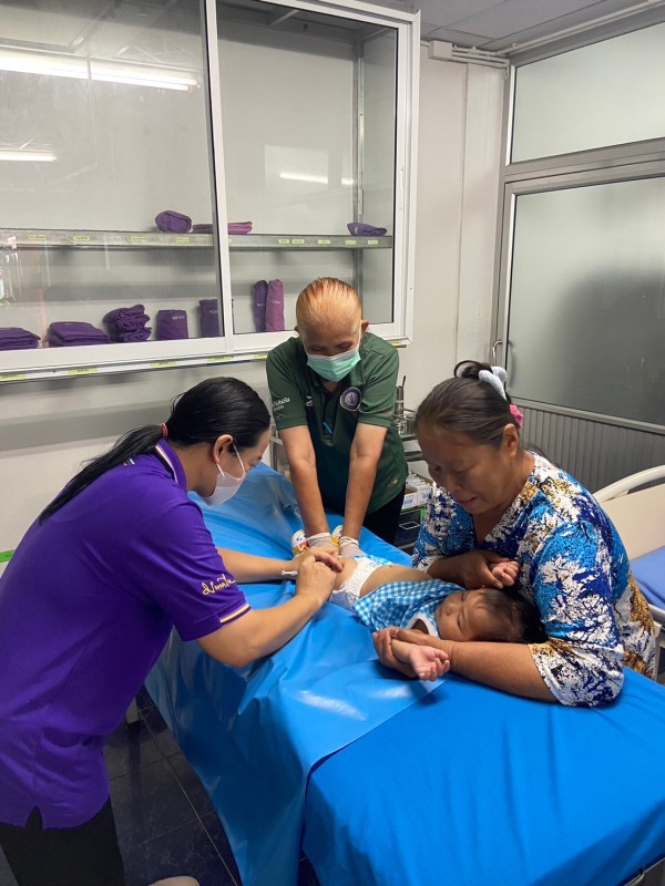 29 พ.ค.67 รพ.สต.บ้านสันป่าไร่ ฉีดวัคซีนป้องกันไข้หวัดใหญ่ กลุ่มเด็ก อายุ 6 เดือน ถึง 3 ปี จำนวน 61 ราย