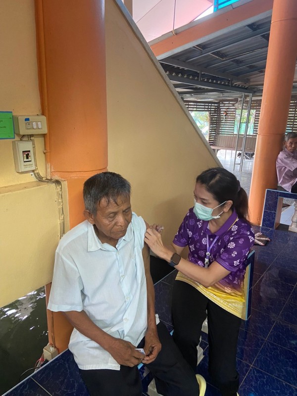 7 มิ.ย.67 รพ.สต.บ้านสันป่าไร่ ฉีดวัคซีนป้องกันไข้หวัดใหญ่ กลุ่มเสี่ยง 7 โรค และ ผู้สูงอายุ (เก็บตก) ครบตามจำนวนวัคซีนที่ได้รับรอบแรก 140 dose