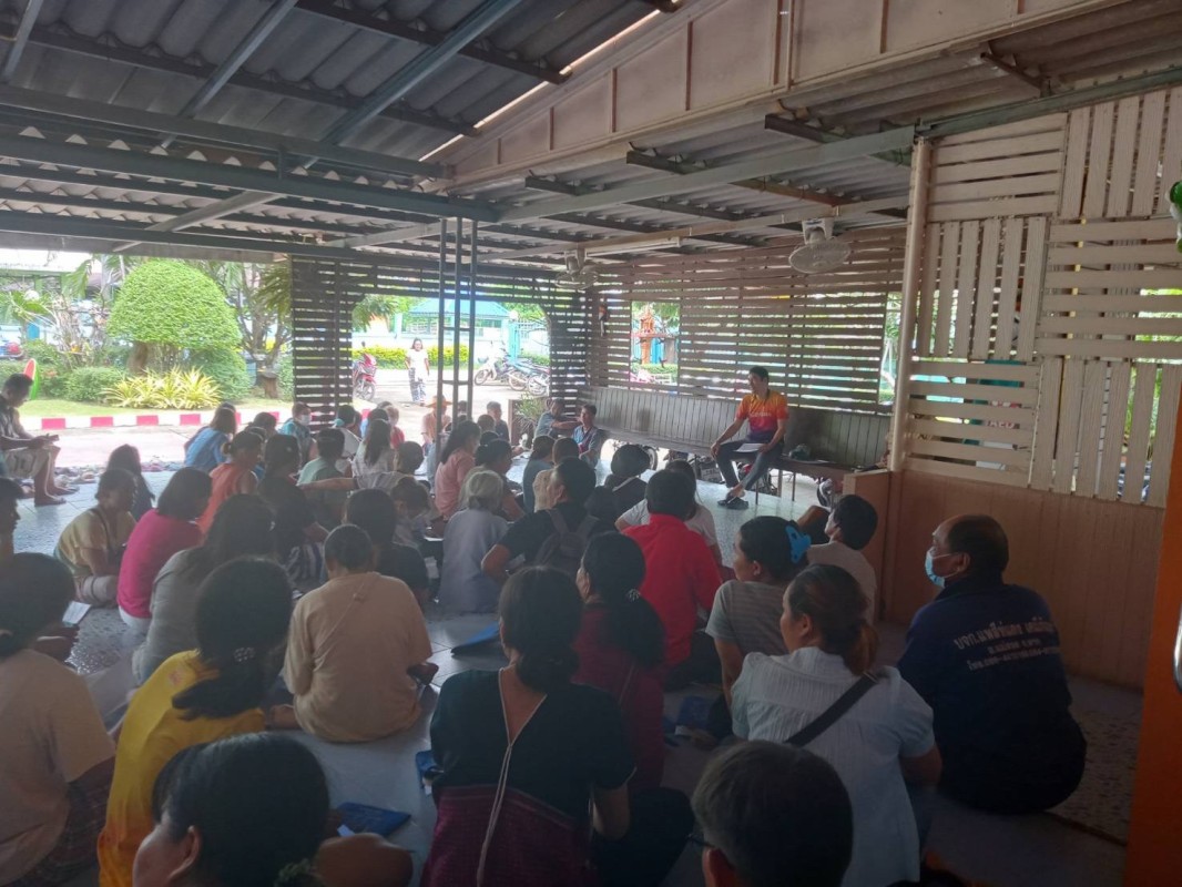 9 มิ.ย. 67 จนท.รพ.สต.บ้านสันป่าไร่ ประชุมอสม.ประจำเดือน มิ.ย.67 เพื่อแจ้งสถานการณ์ด้านสาธารณสุข ข้อมูลข่าวสารต่างๆและให้ความรู้แก่อสม.ในเรื่องสารไซบูทรามีน สารอันตรายที่พบในยาลดความอ้วนพร้อมทั้งพูดคุยแลกเปลี่ยนเรียนรู้เกี่ยวกับงานคุ้มครองผู้บริโภคกับอสม.น