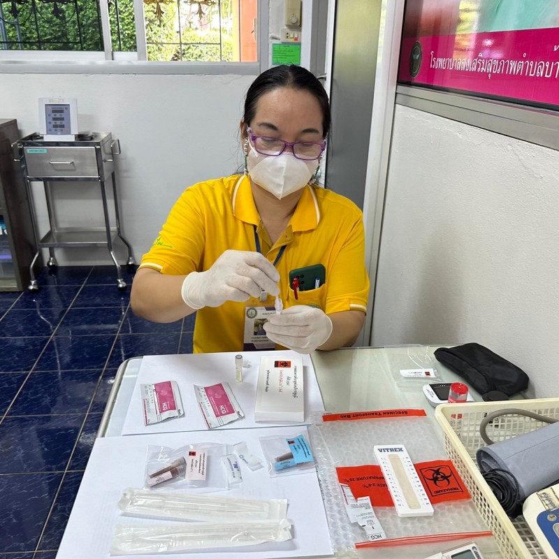 13 มิ.ย.67 รพ.สต.บ้านสันป่าไร่ ทดสอบความชำนาญทางห้องปฏิบัติการหน่วยบริการปฐมภูมิ รอบ 22567 และบันทึกผลการทดสอบในระบบของศูนย์วิทยาศาสตร์การแพทย์ที่ 2 พิษณุโลก