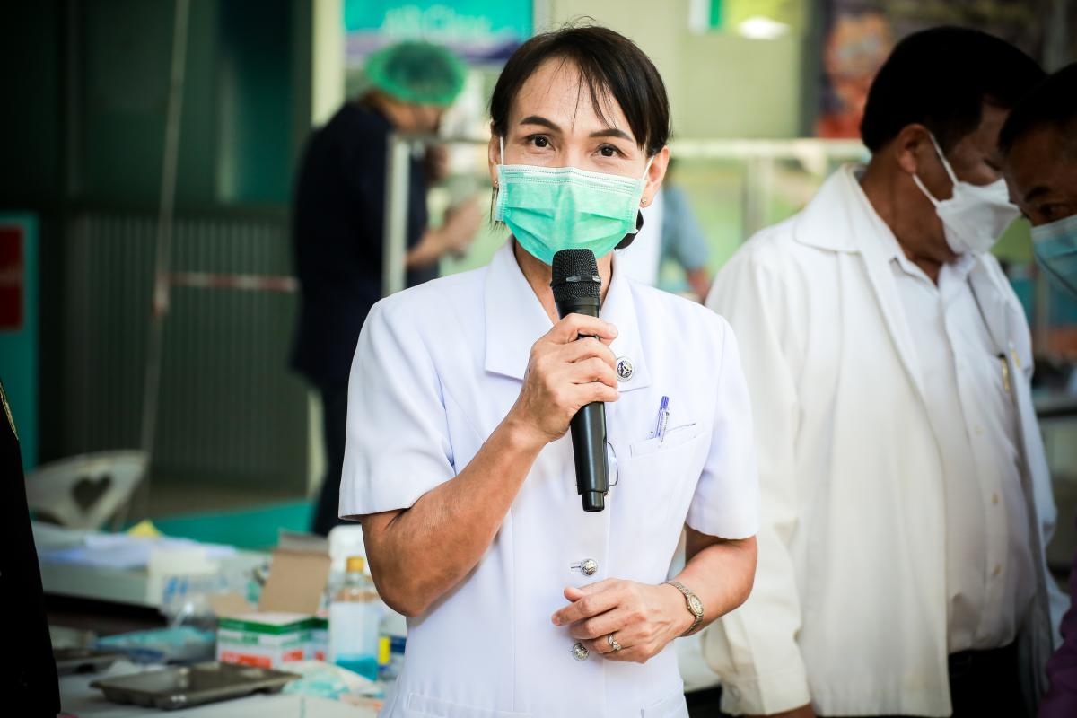 นายก อบจ.ตาก นำวัคซีน Moderna (รอบแรก) ลงพื้นที่ฉีดให้กับประชาชนกลุ่มเปราะบาง ในพื้นที่อำเภอสามเงา จังหวัดตาก