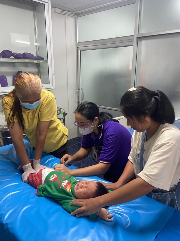 26 มิ.ย.67 รพ.สต.บ้านสันป่าไร่ ฉีดวัคซีนป้องกันไข้หวัดใหญ่ เข็มที่ 2 ให้กลุ่มเด็กอายุ 6 เดือน ถึง 3 ปี จำนวน 35 ราย