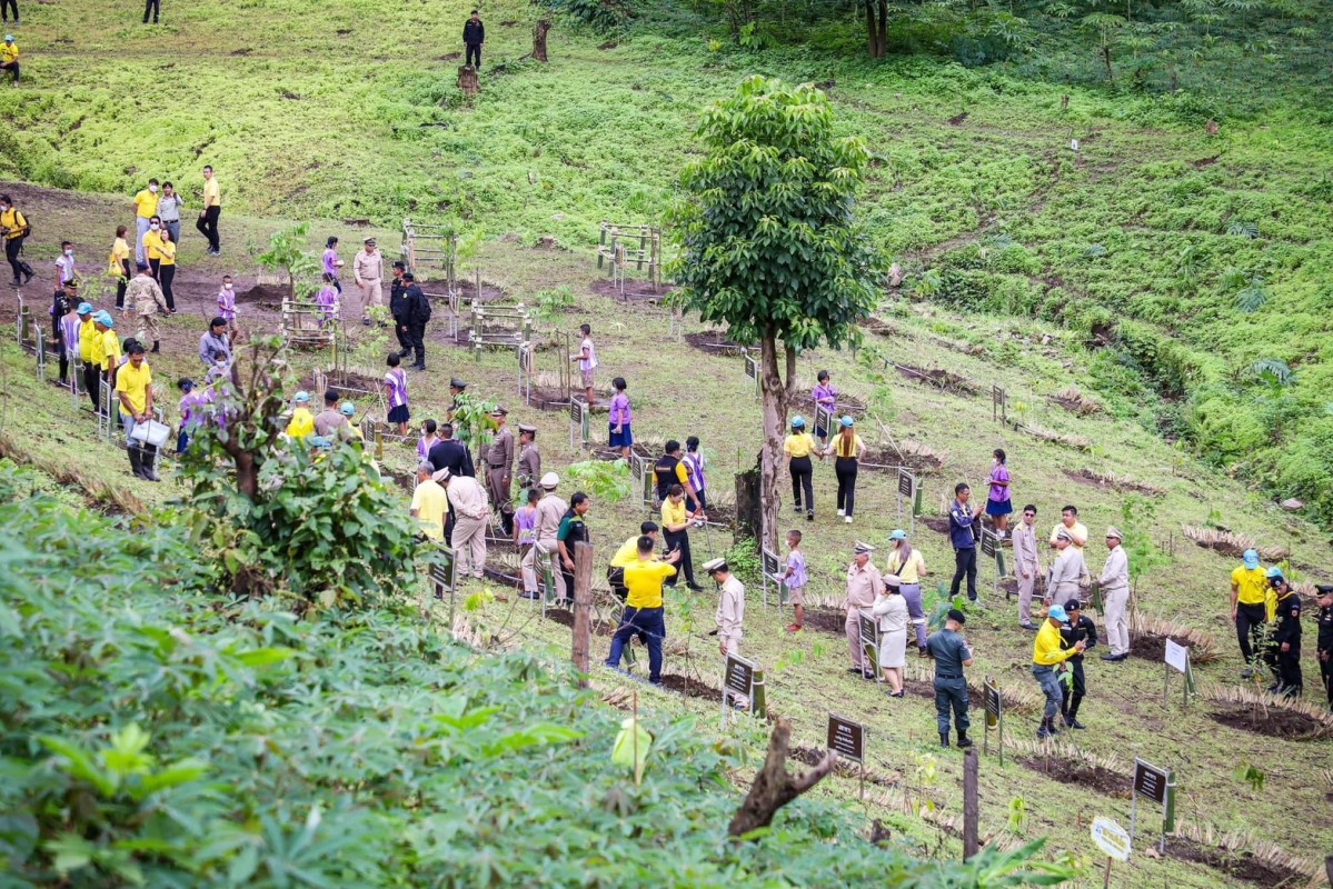ปลัดองค์การบริหารส่วนจังหวัดตาก เข้าร่วมในพิธีพิธีปลูกป่าเฉลิมพระเกียรติพระบาทสมเด็จพระเจ้าอยู่หัวฯ และประชุมติดตามการดำเนินงานของศูนย์พัฒนาโครงการหลวงเลอตอ จังหวัดตาก