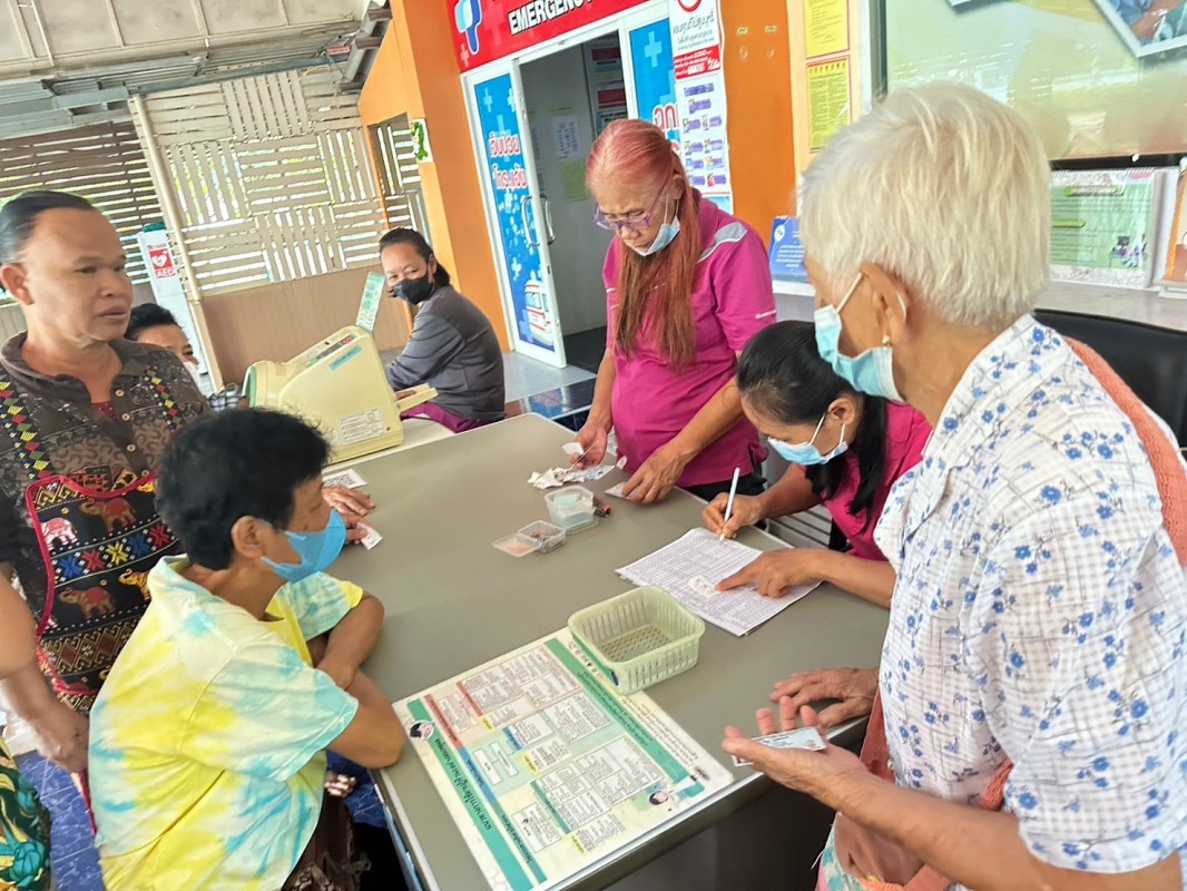 23 ก.ค.67 รพ.สต.บ้านสันป่าไร่ เจาะเลือด,วัดความดันโลหิต,ยืนยันตัวตน(Authen) ผู้ป่วยโรคเบาหวาน จำนวน 20 ราย