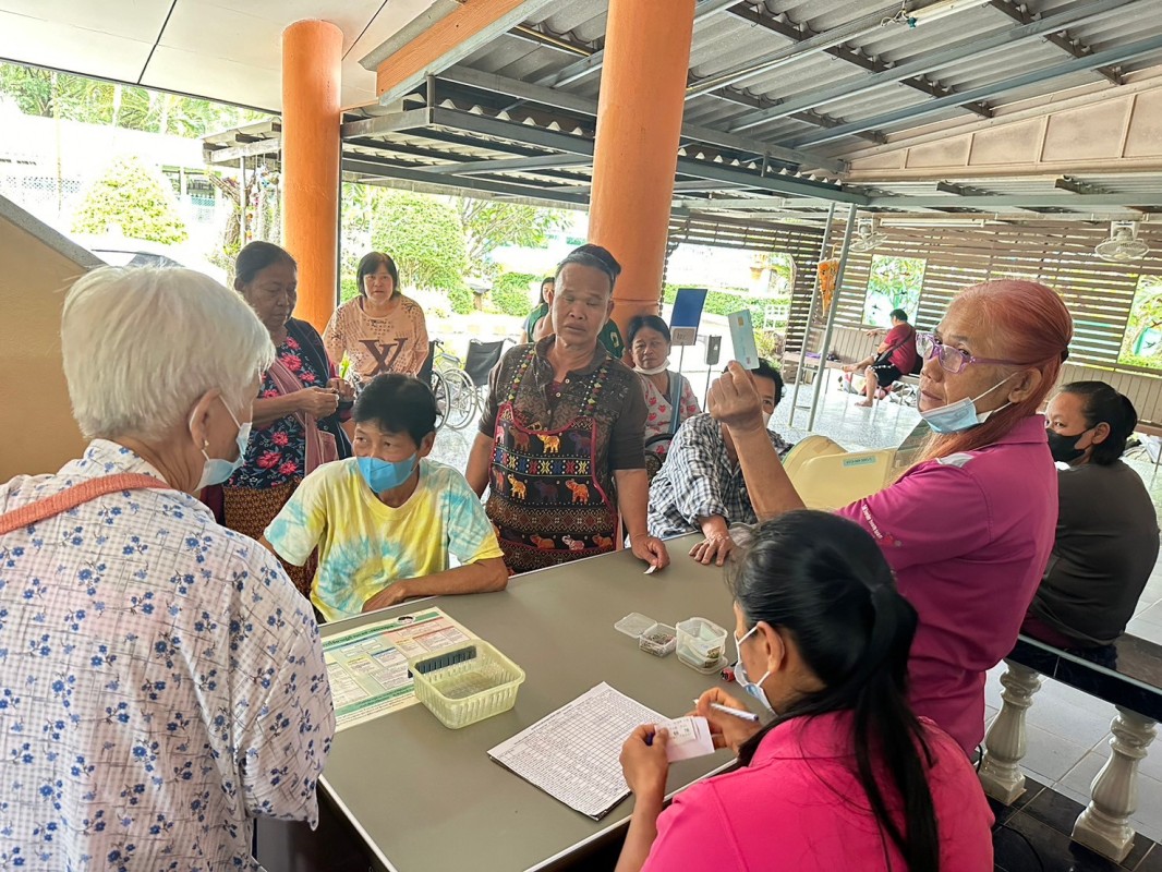 23 ก.ค.67 รพ.สต.บ้านสันป่าไร่ เจาะเลือด,วัดความดันโลหิต,ยืนยันตัวตน(Authen) ผู้ป่วยโรคเบาหวาน จำนวน 20 ราย