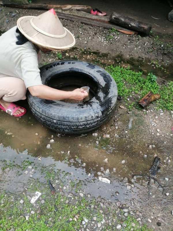 9 ก.ย. 67 อาสาสมัครสาธารณสุขหมู่ที่2,3และ5 รณรงค์สำรวจและทำลายแหล่งเพาะพันธ์ลูกน้ำยุงลาย รอบที่ 1 ประจำเดือน กันยายน 67