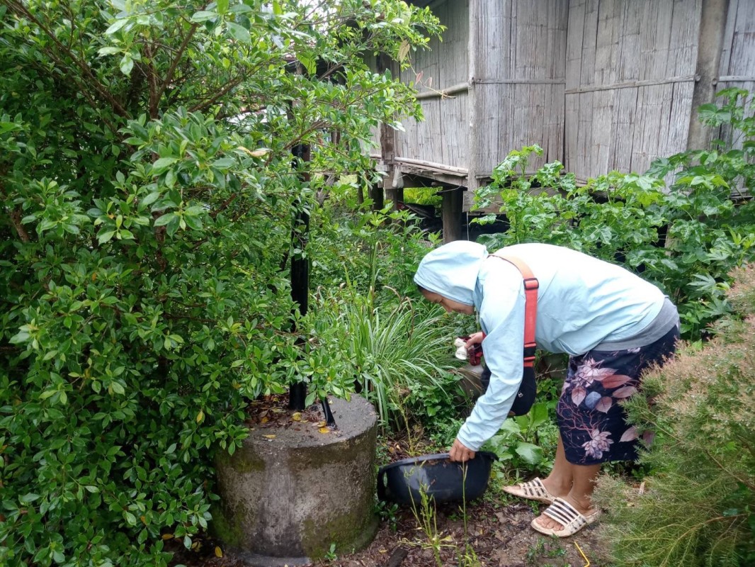 9 ก.ย. 67 อาสาสมัครสาธารณสุขหมู่ที่2,3และ5 รณรงค์สำรวจและทำลายแหล่งเพาะพันธ์ลูกน้ำยุงลาย รอบที่ 1 ประจำเดือน กันยายน 67