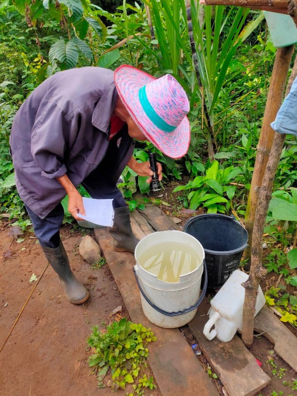 9 พ.ย.67 รพ.สต.บ้านสันป่าไร่ร่วมกับอาสาสมัครสาธารณสุขหมู่ที่2,3และ5 สำรวจและทำลายแหล่งเพาะพันธ์ลูกน้ำยุงลาน รอบที่ 1 เดือนพฤศจิกายน