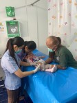 13 พ.ย.67 รพ.สต.บ้านสันป่าไร่ ฉีดวัคซีนเด็ก อายุ 2 เดือน ถึง 4 ปี จำนวน 27 ราย พร้อมทั้ง ตรวจสุขภาพช่องปาก,ให้ทันตสุขศึกษาแก่ผู้ปกครอง.เจาะเลือดตรวจ hct ,จ่ายยาpara syr,ferrous syr และยืนยันตัวตน(Authen)