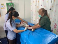 13 พ.ย.67 รพ.สต.บ้านสันป่าไร่ ฉีดวัคซีนเด็ก อายุ 2 เดือน ถึง 4 ปี จำนวน 27 ราย พร้อมทั้ง ตรวจสุขภาพช่องปาก,ให้ทันตสุขศึกษาแก่ผู้ปกครอง.เจาะเลือดตรวจ hct ,จ่ายยาpara syr,ferrous syr และยืนยันตัวตน(Authen)