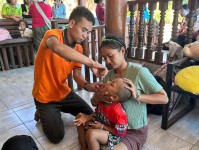 14 พ.ย.67 รพ.สต.บ้านสันป่าไร่ ออกหน่วยฉีดวัคซีนเด็กอายุ 2 เดือน ถึง 4 ปี และ นร.ป.6 หมู่ 6 บ้านห้วยกระทิง จำนวน 24 ราย พร้อมทั่งเจาะเลือดตรวจ hct , จ่ายยา para syr , ferrous syr และ ยืนยันตัวตน(Authen)