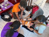 14 พ.ย.67 รพ.สต.บ้านสันป่าไร่ ออกหน่วยฉีดวัคซีนเด็กอายุ 2 เดือน ถึง 4 ปี และ นร.ป.6 หมู่ 6 บ้านห้วยกระทิง จำนวน 24 ราย พร้อมทั่งเจาะเลือดตรวจ hct , จ่ายยา para syr , ferrous syr และ ยืนยันตัวตน(Authen)