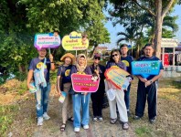 ฝ่ายประชาสัมพันธ์ อบจ.ตาก ลงพื้นที่จัดกิจกรรมประชาสัมพันธ์รณรงค์การเลือกตั้งนายกองค์การบริหารส่วนจังหวัดตาก ในเขตพื้นที่อำเภอเมืองตาก