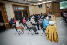 นายกองค์การบริหารส่วนจังหวัดตาก พร้อมทั้งคณะผู้บริหารและเจ้าหน้าที่ที่เกี่ยวข้อง ประชุมหารือแนวทางการผลักดันงบประมาณปี 2566