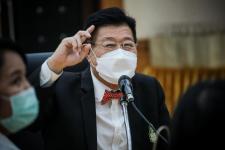 นายกองค์การบริหารส่วนจังหวัดตาก พร้อมทั้งคณะผู้บริหารและเจ้าหน้าที่ที่เกี่ยวข้อง ประชุมหารือแนวทางการผลักดันงบประมาณปี 2566