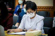 นายกองค์การบริหารส่วนจังหวัดตาก พร้อมทั้งคณะผู้บริหารและเจ้าหน้าที่ที่เกี่ยวข้อง ประชุมหารือแนวทางการผลักดันงบประมาณปี 2566