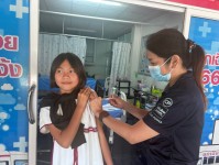 16-17 ม.ค.68 รพ.สต.บ้านสันป่าไร่ ให้บริการฉีดวัคซีนป้องกันโรคมะเร็งปากมดลูก(HPV) เข็มที่ 1 แก่นักเรียนหญิง ชั้น ป.5 จำนวน 7 โรงเรียน 