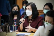 นายกองค์การบริหารส่วนจังหวัดตาก พร้อมทั้งคณะผู้บริหารและเจ้าหน้าที่ที่เกี่ยวข้อง ประชุมหารือแนวทางการผลักดันงบประมาณปี 2566