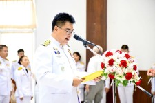 อบจ.ตาก เข้าร่วมพิธีวางพานพุ่มดอกไม้สด เนื่องในวันสมเด็จพระนเรศวรมหาราชฯ