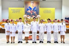 อบจ.ตาก เข้าร่วมพิธีวางพานพุ่มดอกไม้สด เนื่องในวันสมเด็จพระนเรศวรมหาราชฯ