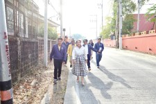 นายก อบจ.ตาก ลงพื้นที่สำรวจและซ่อมเเซมเสาไฟฟ้าส่องสว่างที่ได้รับเเจ้งปัญหา