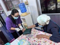 21 ม.ค.68 รพ.สต.บ้านสันป่าไร่ ให้บริการเจาะเลือด,วัดความดันโลหิต ผู้ป่วยเบาหวาน