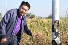 นายก อบจ.ตาก ลงพื้นที่สำรวจไฟฟ้า สายทางที่ ตก.ถ 1-0038 บ้านแม่ตาวสันแป่-บ้านห้วยม่วง อ.แม่สอด จ.ตาก