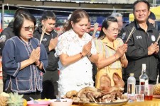 นายก อบจ.ตาก เป็นประธานในพิธีทำบุญศูนย์ป้องกันและบรรเทาสาธารณภัย อบจ.ตาก