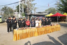 นายก อบจ.ตาก เป็นประธานในพิธีทำบุญศูนย์ป้องกันและบรรเทาสาธารณภัย อบจ.ตาก